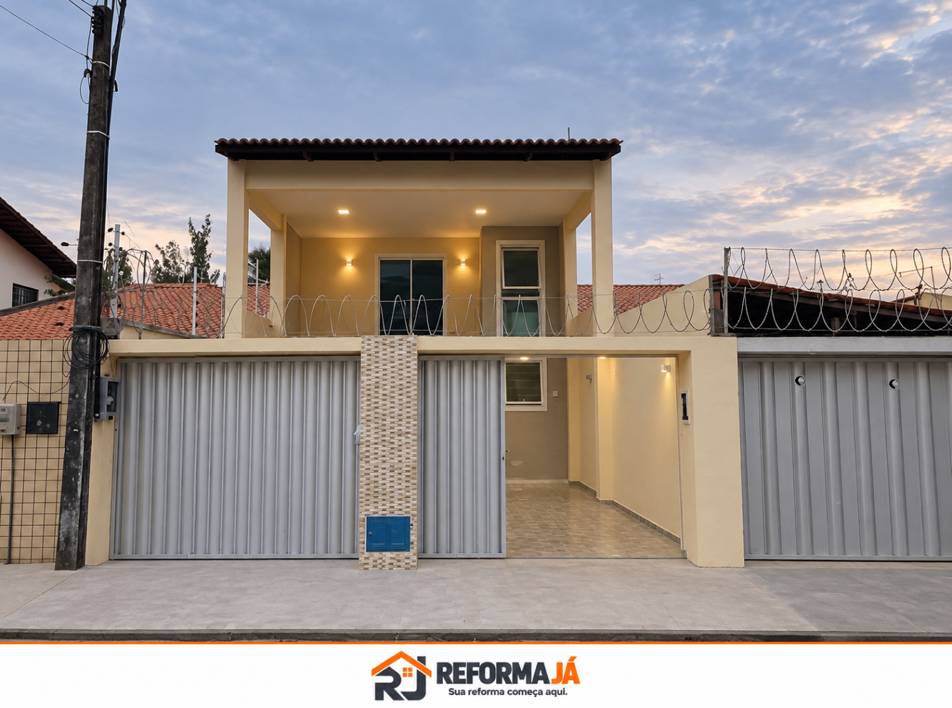 Residência entregue