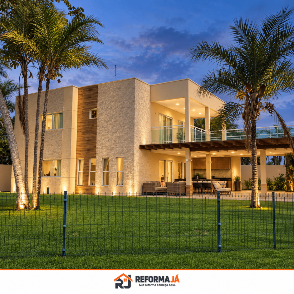 Residência de alto padrão entregue pela Reforma Já